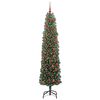 vidaXL &Aacute;rbol de Navidad artificial Verde 180 cm PVC, Acero y Pl&aacute;stico