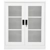 vidaXL Armario de oficina de acero blanco 90x40x105 cm