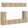 vidaXL Conjunto de mueble de TV 5 uds. Roble Sonoma