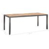 vidaXL Set de comedor de jard&iacute;n 9 pzas y cojines rat&aacute;n sint&eacute;tico gris