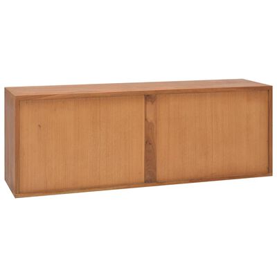 vidaXL Mueble de TV madera maciza de teca 110x30x40 cm