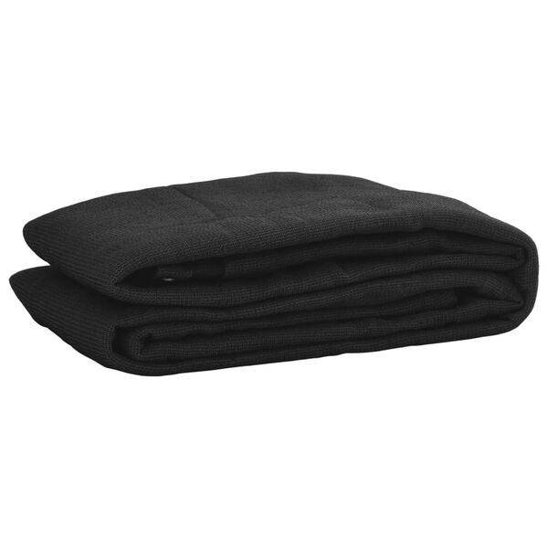 vidaXL Red para contenedor de transporte HDPE negro 3x5 m