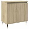 vidaXL Armario de ba&ntilde;o madera de ingenier&iacute;a roble Sonoma 58x33x60 cm