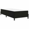 vidaXL Cama tipo Box Spring con colchón Negro 100 x 200 cm tela