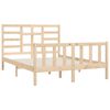 vidaXL Estructura de cama sin colch&oacute;n madera de pino blanca 140x200 cm