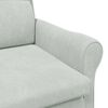 vidaXL sillón Gris claro 76 x 94 x 102 cm Terciopelo