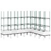 vidaXL Jardinera con enrejado PP blanco 200x160x142,5 cm