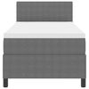 vidaXL Cama tipo Box Spring Gris claro y . 100 x 200 cm Tela de Pana