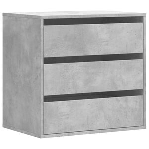 vidaXL Cajonera de esquina madera ingenier&iacute;a gris hormig&oacute;n 60x41x58 cm