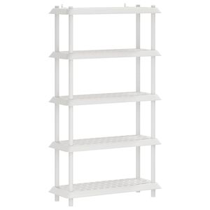 vidaXL Estanter&iacute;a 5 niveles 100 x 40 x 177 cm PP Blanco