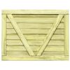 vidaXL Puerta de valla de jardín madera pino impregnada 75x100 cm