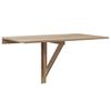 vidaXL Mesa plegable de pared color roble 100x60 cm