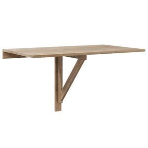 vidaXL Mesa plegable de pared color roble 100x60 cm