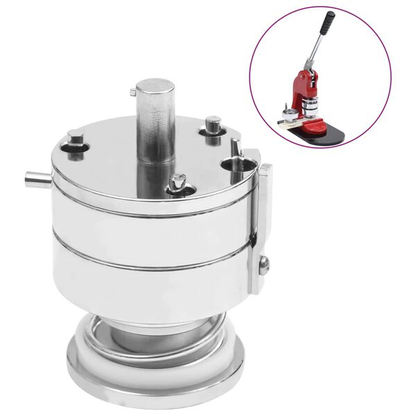 vidaXL Molde intercambiable para troquel de m&aacute;quina de chapas 44 mm