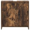 vidaXL Armario de ba&ntilde;o madera contrachapada roble ahumado 60x33x61 cm