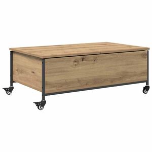 vidaXL Mesa de Caf&eacute; Roble artisan 91 x 55 x 32 cm Madera de ingenier&iacute;a