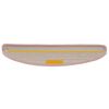 vidaXL Alfombrillas para escaleras 15 unidades 56x17x3 cm Rosa claro Semicircular