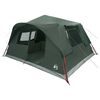 vidaXL Tienda Instant&aacute;nea 10 personas Verde militar Poli&eacute;ster y Acero