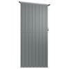 vidaXL Cobertizo de jard&iacute;n acero galvanizado gris 180,5x97x209,5 cm