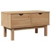 vidaXL Banco de recibidor OTTA madera maciza de pino 80x40x45 cm