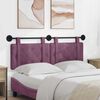 vidaXL Cabecera Colgante Morado 130 x 55 x 5 cm Terciopelo