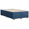 vidaXL Cama box spring con colch&oacute;n tela azul 120x190 cm