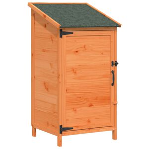 vidaXL Cobertizo de Jard&iacute;n con techo Marr&oacute;n 59 x 56 x 113,5 cm