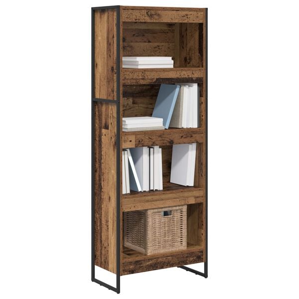 vidaXL Estanter&iacute;a para libros Madera Vieja 80 x 30 x 155 cm