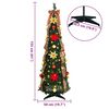 vidaXL &Aacute;rbol de Navidad artificial con 100 LED Verde 155 cm PVC