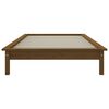 vidaXL Estructura de cama madera maciza pino marr&oacute;n miel 90x200 cm
