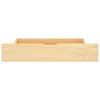 vidaXL Estructura de cama con 2 cajones madera maciza pino 180x200 cm