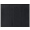 vidaXL Alfombra rectangular bamb&uacute; negro 80x100 cm