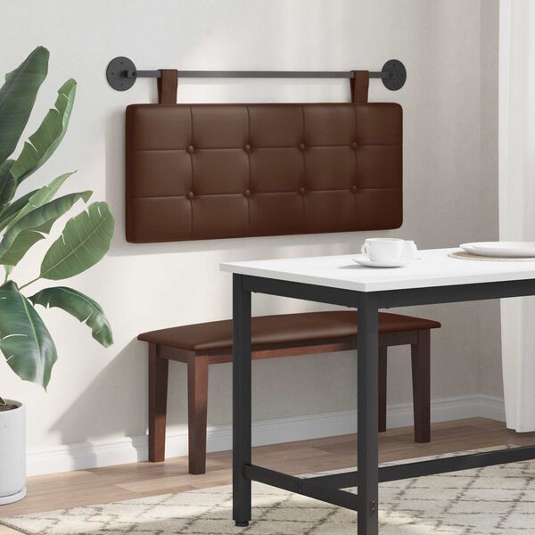 vidaXL Cabecera Colgante Montaje en la pared Cuero sint&eacute;tico