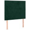 vidaXL Estructura cama sin colch&oacute;n terciopelo verde oscuro 120x190cm