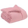 vidaXL Edred&oacute;n de Invierno Acolchado Rosa 200 x 240 cm Microfibra