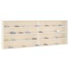 vidaXL Vitrina de madera para coleccionistas con puertas 100x8,5x37 cm