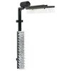 vidaXL Cepillos para Ganado Ajustable Negro y 84 x 10 x 91 cm PVC