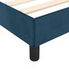 vidaXL Estructura de cama sin colch&oacute;n terciopelo azul oscuro 120x190cm