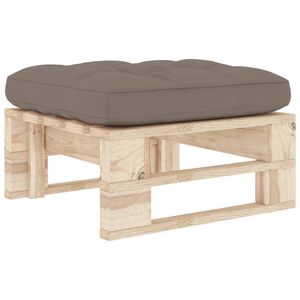 vidaXL Otomana de jard&iacute;n de palets madera de pino impregnada