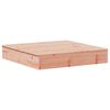 vidaXL Arenero con tapa madera maciza Douglas 111x111x19,5 cm