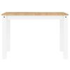 vidaXL Mesa de comedor PANAMA madera maciza pino blanco 112x60x75 cm