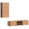 vidaXL Conjunto de mueble de TV con caj&oacute;n FLORIN Madera vieja