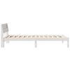 vidaXL Estructura de cama 75 x 190 cm Madera de pino macizo
