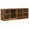 vidaXL Mueble cama 2 uds. Madera envejecida 66 x 33 x 48 cm