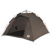 vidaXL Tienda de pesca 4 personas apertura rápida marrón