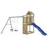 vidaXL Parque infantil de exterior madera de pino impregnada