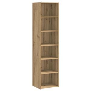 vidaXL Aparador Roble artisan 45 x 41 x 185 cm Madera de ingenier&iacute;a