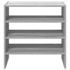 vidaXL Zapateros 2 uds apilables gris sonoma 60x30x30,5 cm