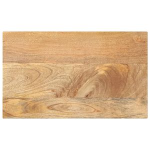 vidaXL Tablero de mesa rectangular madera maciza mango 40x20x2,5 cm