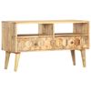 vidaXL Mueble para TV madera maciza de mango 90x30x50 cm
